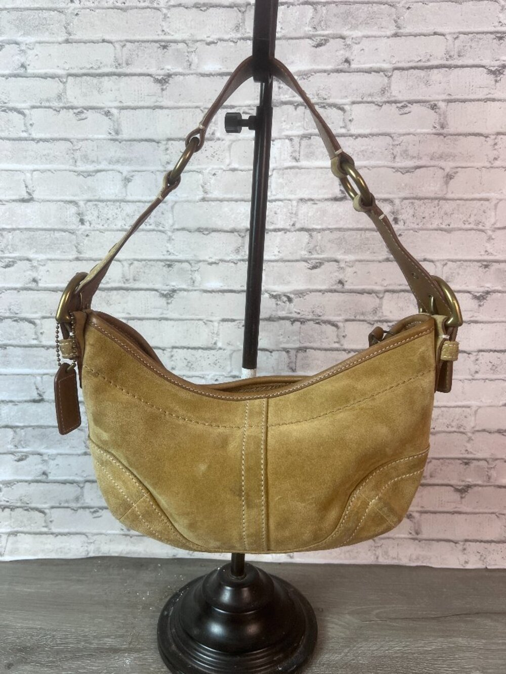 Coach Suede leather soho hobo shoulder bag